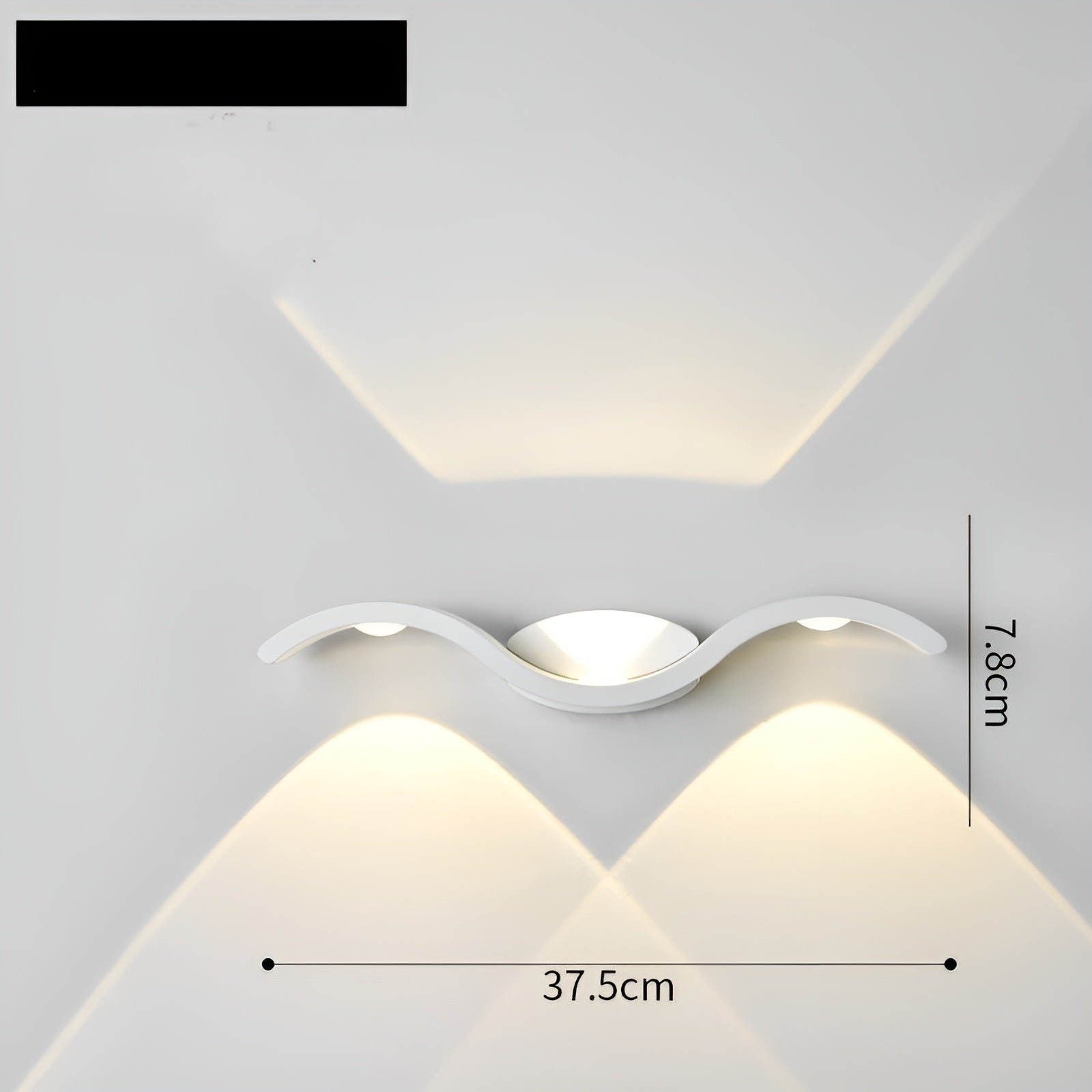Moderne wasserdichte LED-Wandleuchte für Innen- und Außenräume