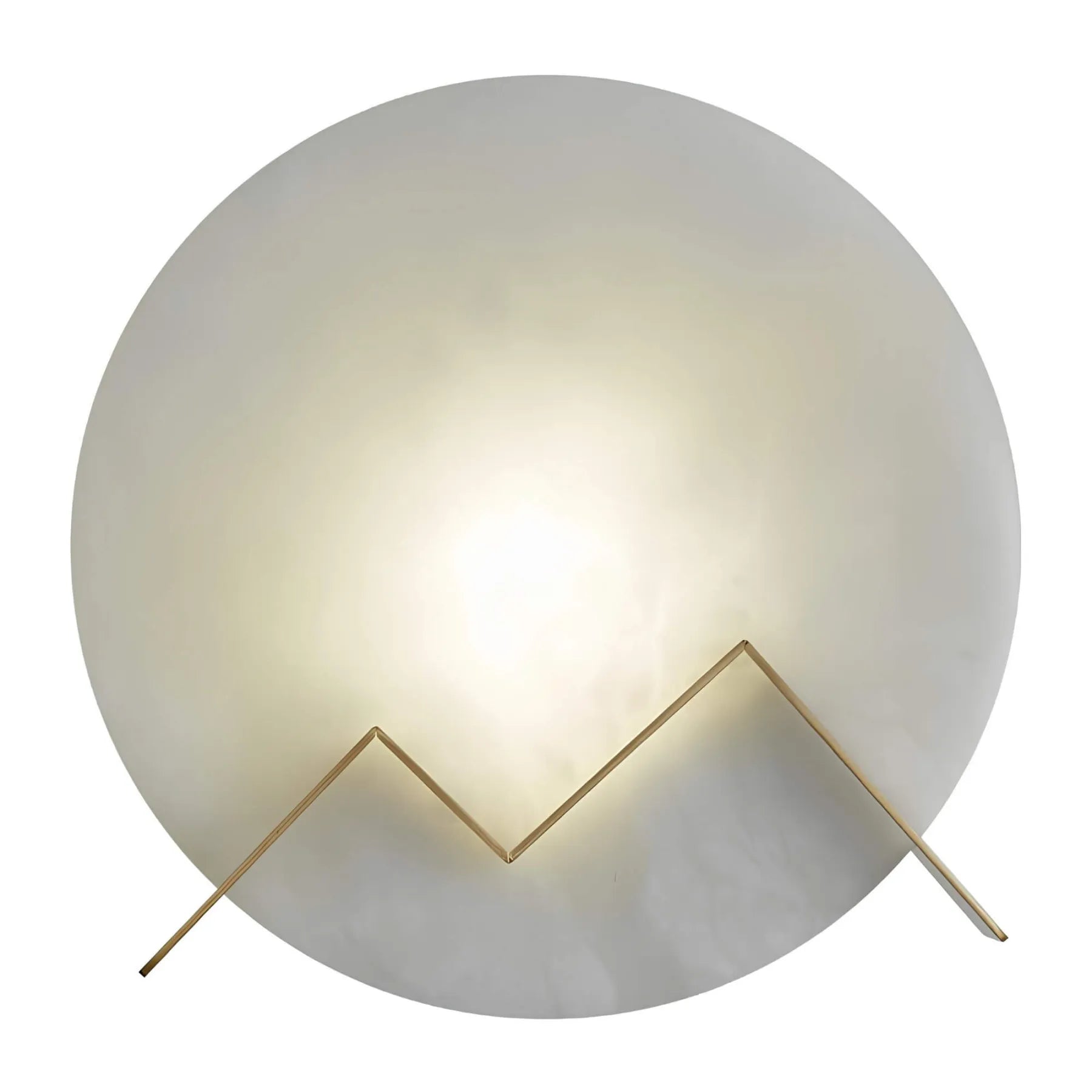 SummitGlow – Wandleuchte aus Messing mit berginspiriertem Design