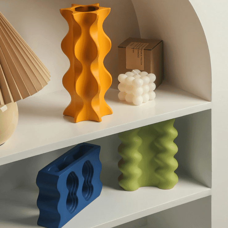 Minimalistische Harmony-Vase – Elegantes Keramikdesign für elegante Blumenarrangements