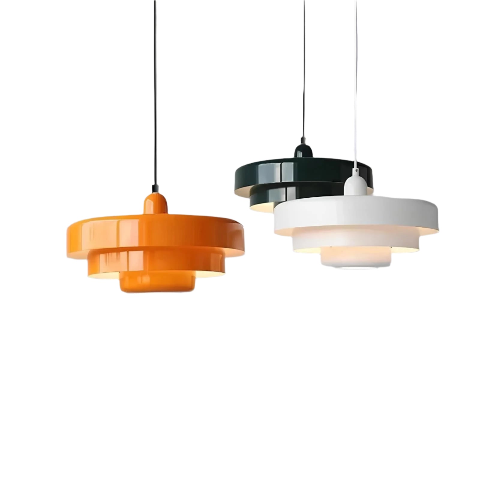 ScandiGlow Slim Glasloftlampe für modernes nordisches Interieur