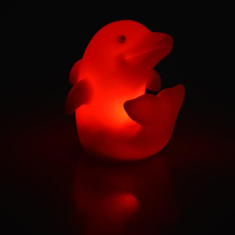AquaGlow - Farbwechselnde Delphin-Nachtlichter