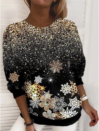Festliche Eleganz – Weihnachtssweatshirt – gemütlich und schick
