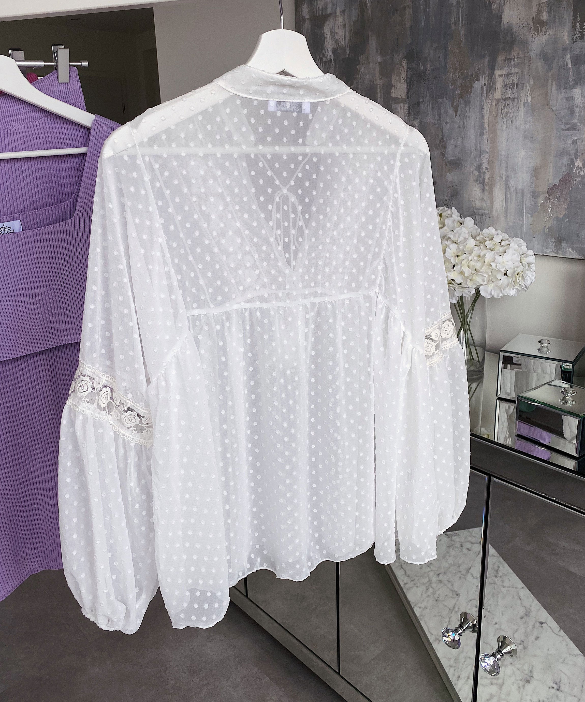 Sophie Weiße Bluse