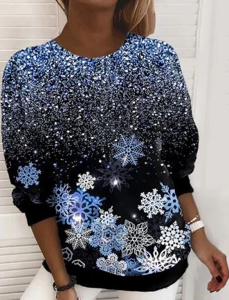 Festliche Eleganz – Weihnachtssweatshirt – gemütlich und schick