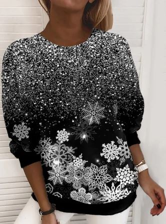 Festliche Eleganz – Weihnachtssweatshirt – gemütlich und schick