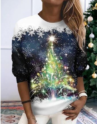 Letty Eleganter Weihnachts-Sweatshirt