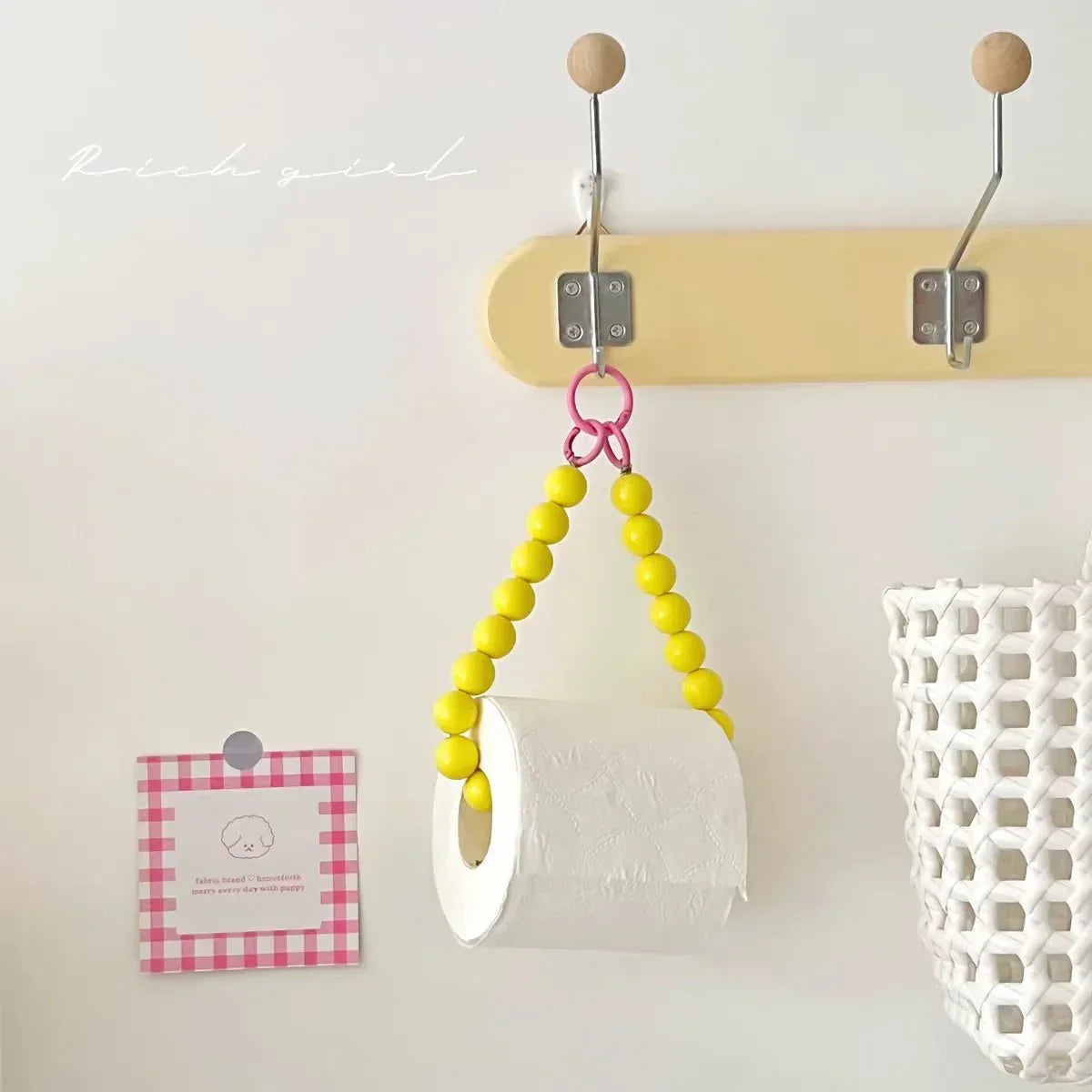 BeadCharm - Yndig dekorativer Toilettenpapierhalter