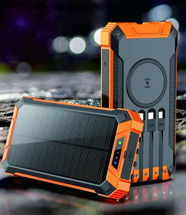 SunCharge - Solarbatterie mit mehreren Anschlüssen