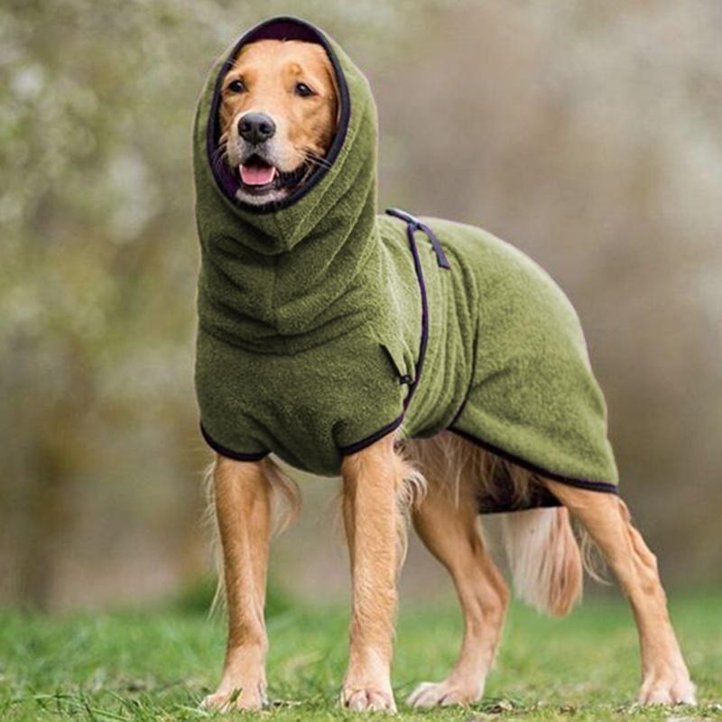 CozyPaws - Fleece-Hundejacke mit Kapuze für Wärme und Komfort