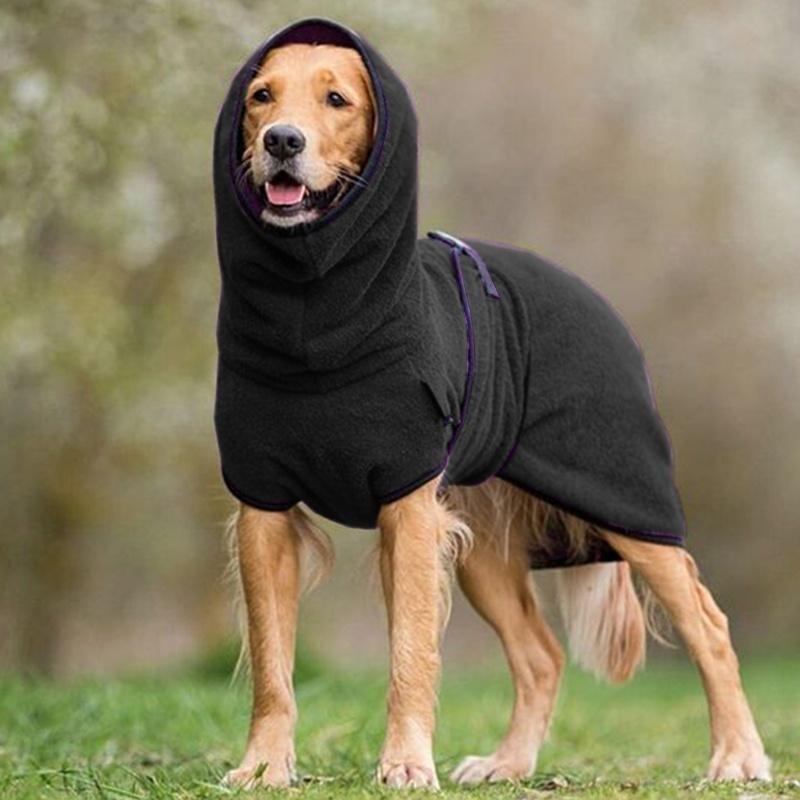 CozyPaws - Fleece-Hundejacke mit Kapuze für Wärme und Komfort