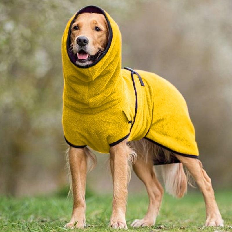 CozyPaws - Fleece-Hundejacke mit Kapuze für Wärme und Komfort