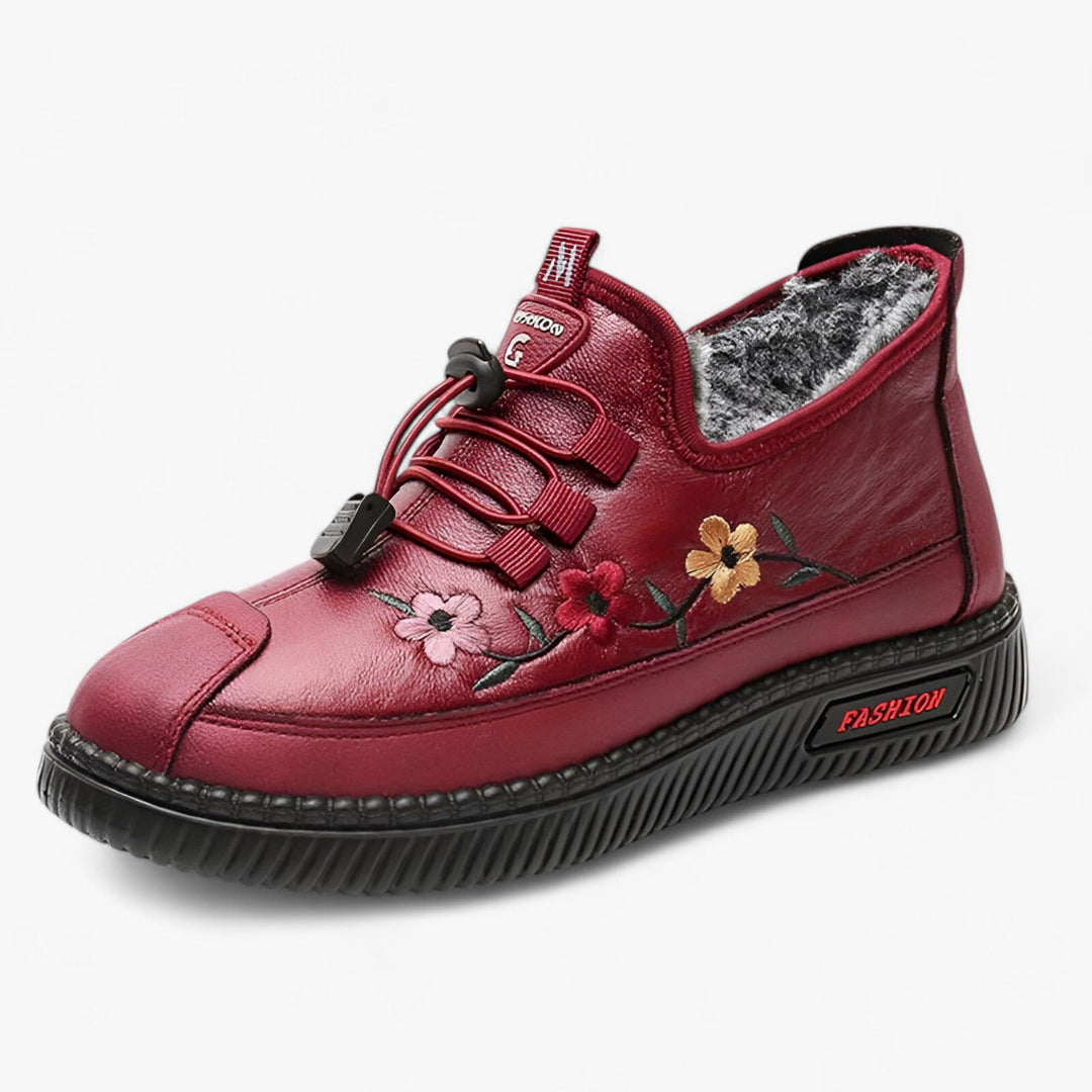 Emma Blomstrede Schuhe mit Pelzfutter – Stil und Komfort in Einem