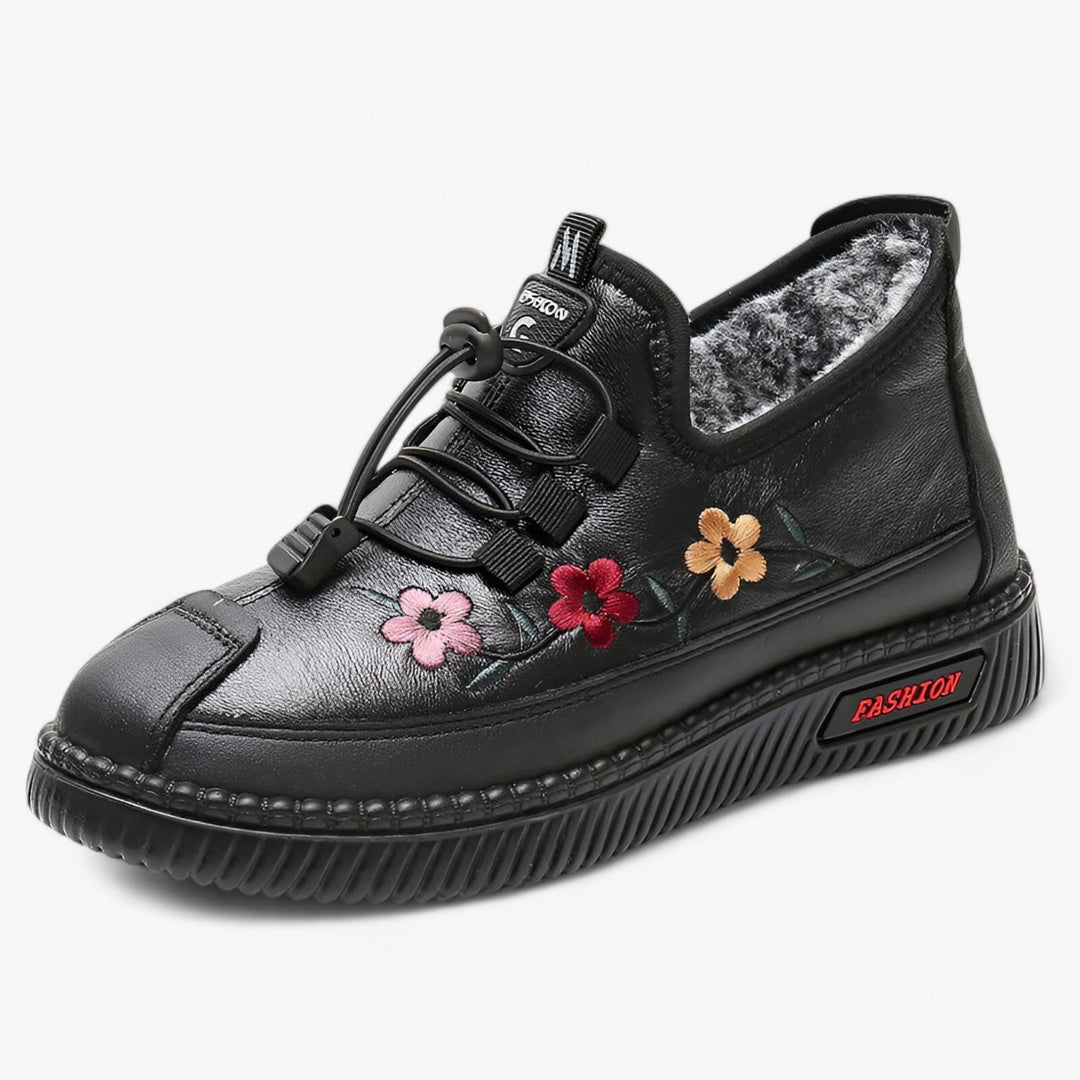 Emma Blomstrede Schuhe mit Pelzfutter – Stil und Komfort in Einem