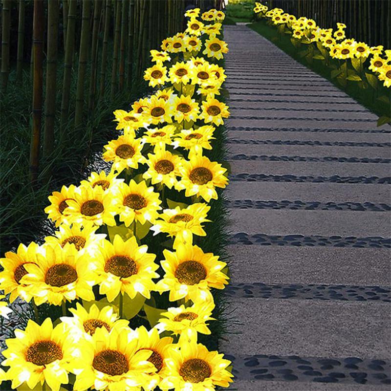 SunBloom verkaufsfertige Sonnenblumen-Hausgartenlampe