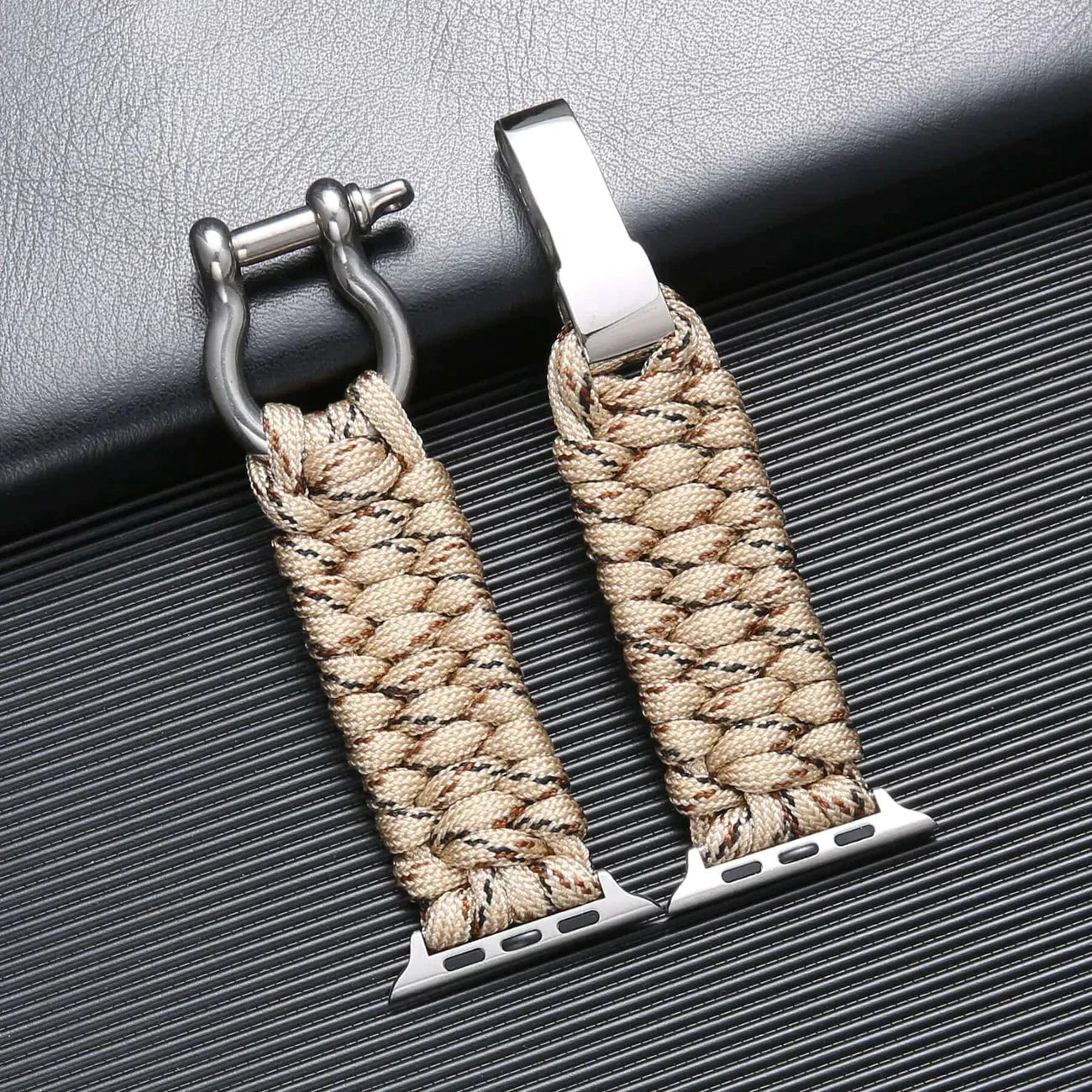 FlexiWrist Paracord Armband für Apple Watch - Robustes & verstellbares Band