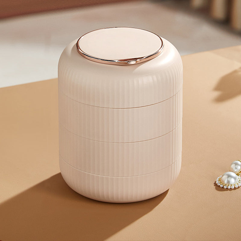 Elegante stapelbare Schmuckbox – Praktische Aufbewahrung mit Spiegel und elegantem Design