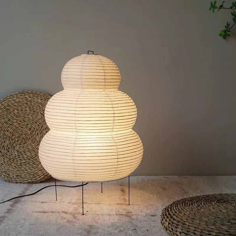 WabiGlow verstellbare Stehlampe aus Reispapier